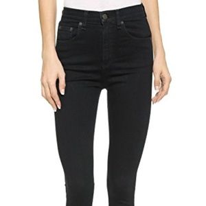 RAG & BONE JUSTINE black skinny denim jeans